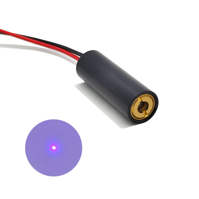 405nm 1mW~20mW Blue-violet Laser Module Dot Focus Adjustable Customizable